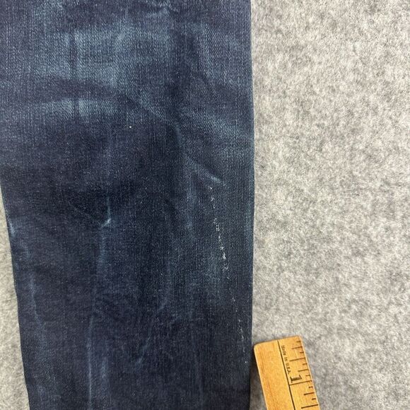 Rock Revival Meri Crop Jeans Womens 22 Dark Wash Faux Flap Embroidered Western - Picture 2 of 16